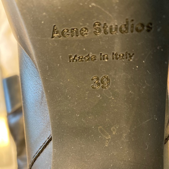 Acme leather tassel platform booties SZ 39 - Picture 2 of 8